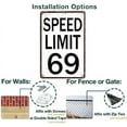 thumbnail image 4 of Speed Limit 2 Sign Funny Metal Tin Signs Vintage Speed Limit Signs 8x12 Inch, 4 of 4