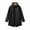 Black, variant on Great Gifts for Less Ofreoo Women's Solid Color Outdoor Hooded Length Windbreaker Jacket Winter Coats for Women