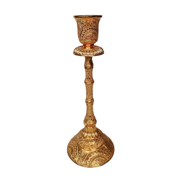 Candelabro vintage, candelabro, porta velas de té, decoración de mesa para 11