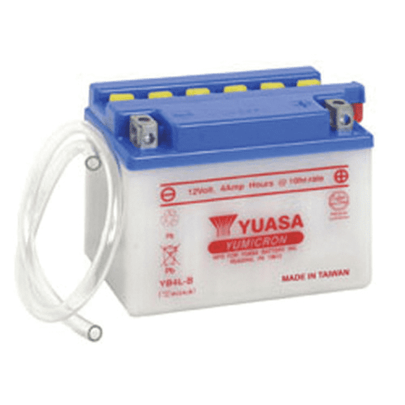 Yuasa Yumicron YB4L-B 12V 4Ah Conventional Lead Acid Powersports Battery (YUAM224LB)