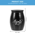 thumbnail image 2 of BESTYASH Portable Cat Ashes Urn Keepsake Urn Stainless Steel Memorial 1 Set, 2 of 8