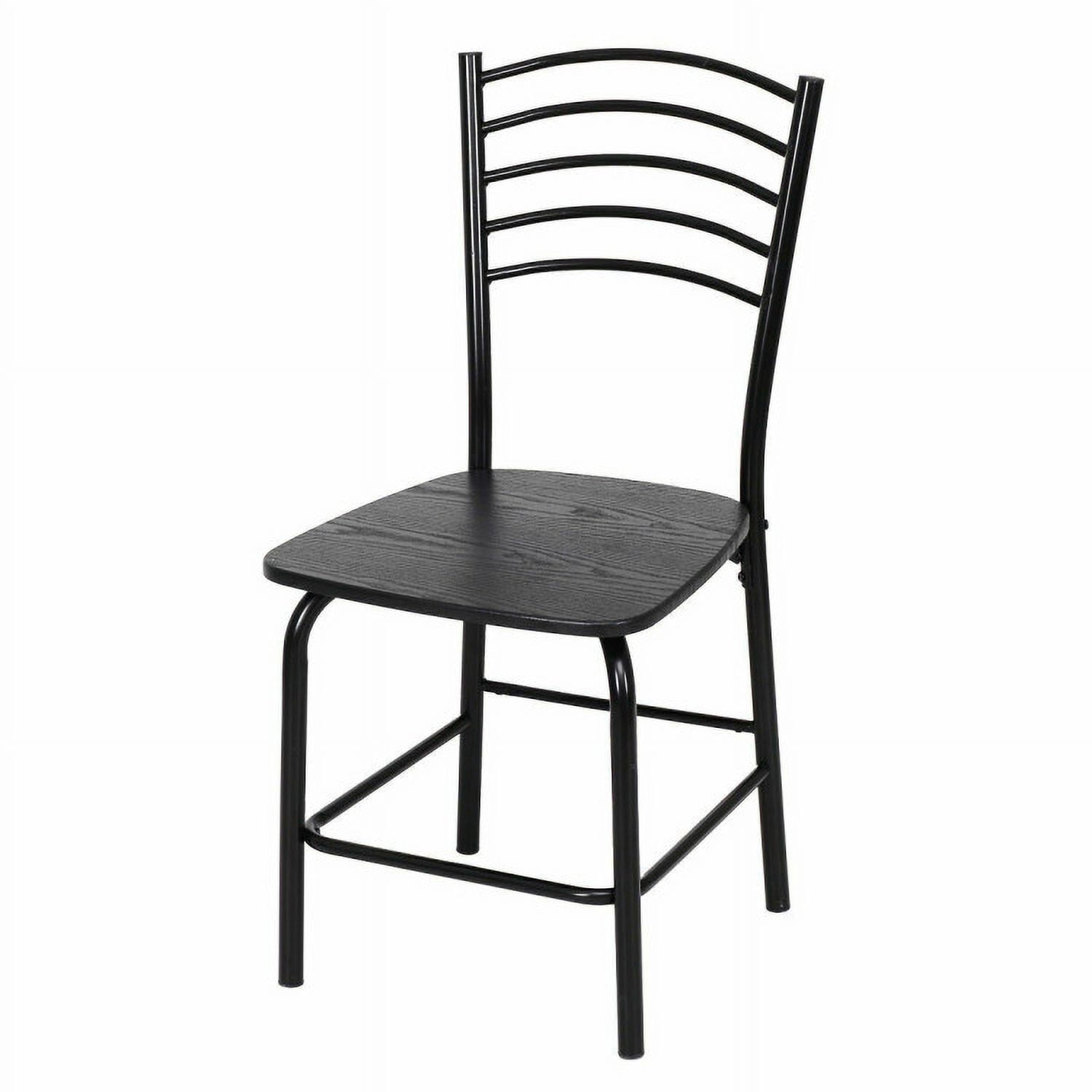 Finihen Dining Set, Dining Table Set, 5 Pieces Wood Rectangular Dining Table Set, for Home, Restaurant, Black Finihen Dining Set, Dining Table Set, 5 Pieces Wood Rectangular Dining Table Set, for Home, Restaurant, Black