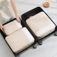 thumbnail image 1 of JWshufel Portable Travel Organizer Bag Set for Toiletries Cosmetics Clothes Shoes Compression Storage 4 Piece Lightweight Compact Solution Suit for Trips and Business Travel, 1 of 8