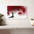 thumbnail image 2 of Elephant Stock Scarlet Picnic Dream Tree Wall Art - Horizontal Canvas Wall Art - Living Room Wall Decor - Floral And Botanical Canvas - Red And Beige Decor By Ashvin Harrison - 12" x 8", 2 of 8