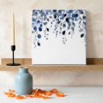 thumbnail image 3 of Ships Next Day Canvas Wall Art 12"x12",Blue Eucalyptus Leaves Wood Framed Canvas Print Painting,Summer Botanical Watercolor Ready to Hang Small Picture Wall Decor for Home Kitchen Dining Room Office, 3 of 9