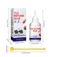 thumbnail image 3 of White Grout Tile Repair Agent - Moldproof Grouting Solution for Bathtub, Bathroom, Balcony & Floor Tiles - Easy Fill & Sealer for Tile Gaps and Cracks, 3 of 9