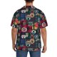 thumbnail image 3 of Balery Adventure Camping Badge Camisa Casual de Manga Corta con Botones para Hombre, Texturizada, Estilo Cubano, para Playa, Verano-Medium, 3 of 5