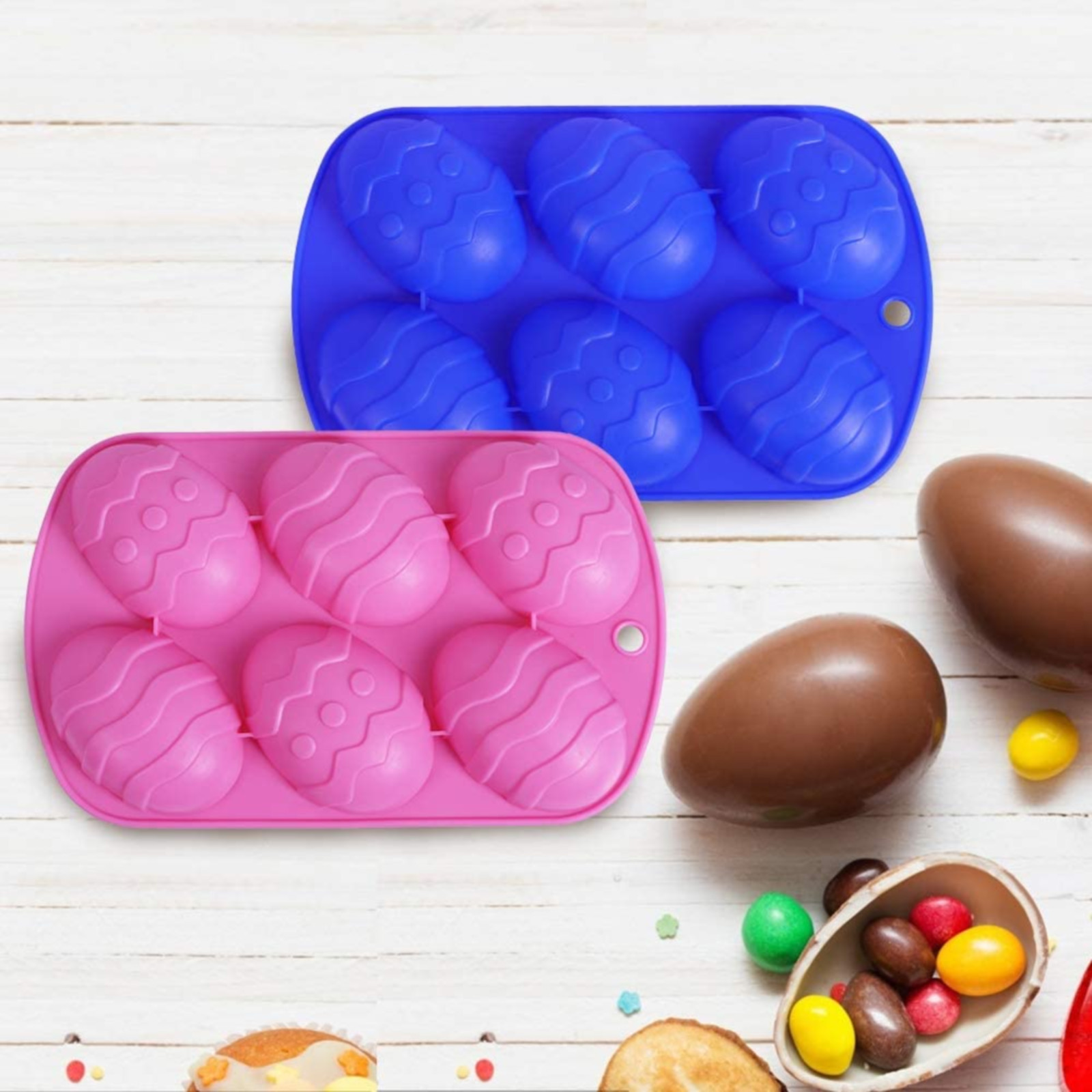 Easter Egg Mold  Egg Silicone Cake Mold for Easter Cocoa Bombs - Sweets &  Treats™
