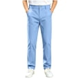 thumbnail image 2 of OGLCCG Boys School Uniform Pants Pull-On Straight Leg Dress Pants Flat Front Performance Pants, Sizes 5-6, 2 of 9