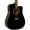 Black, variant on Rogue RA-090 Dreadnought Cutaway Acoustic-Electric Guitar Sunburst