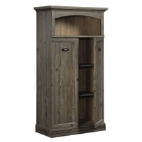 Storage Cabinet, Brown finish