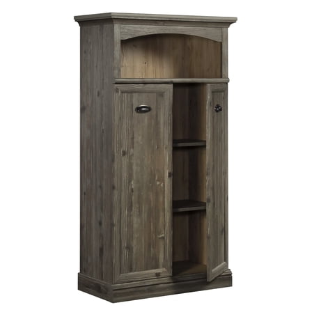 Storage Cabinet, Brown finish