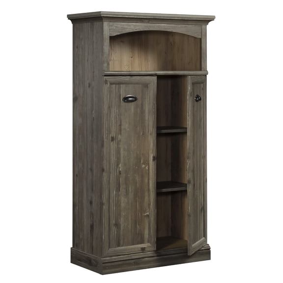 Storage Cabinet, Brown finish
