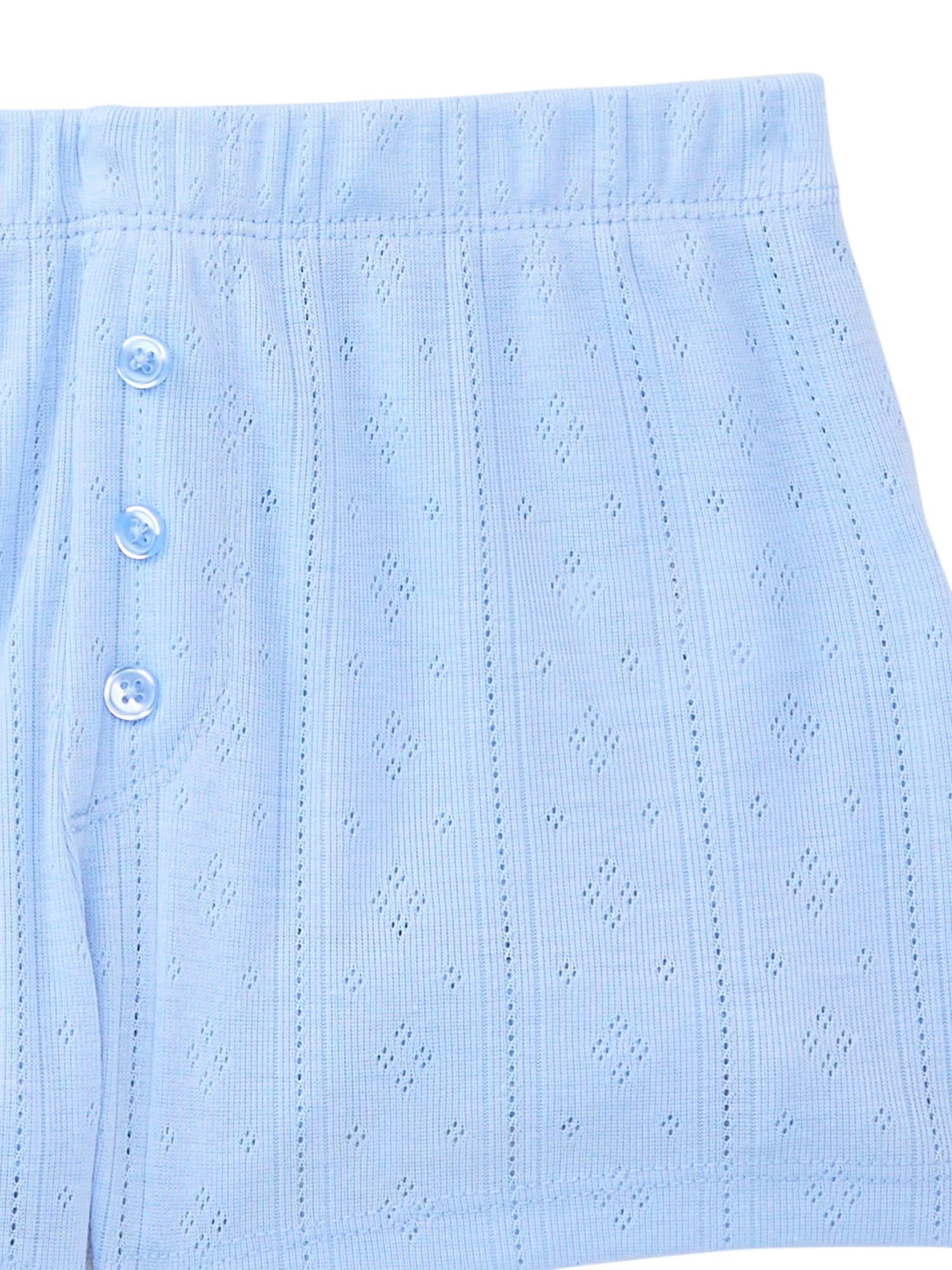 Wonder Nation Girls Pointelle Short Sleeve Top and Shorts Pajama Set, 2-Piece, Sizes 4-18