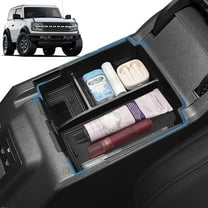 For 2025 Ford Bronco Accessroy 4 Door Car Center Console Hidden Storage Box Tray
