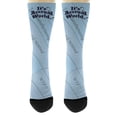 thumbnail image 4 of ThisWear Accounting Socks It's Accrual World 1-Pair Novelty Crew Socks, 4 of 5