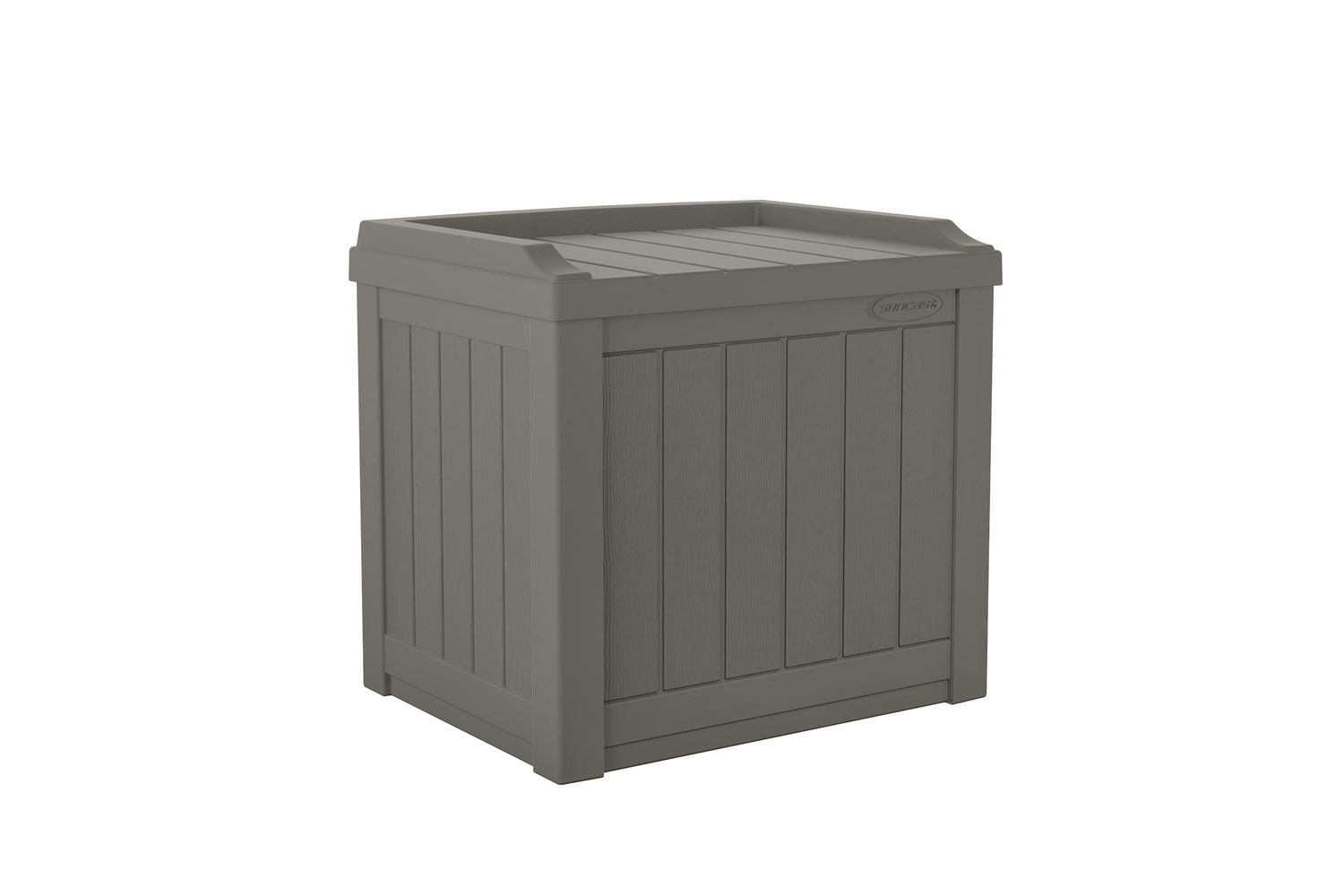 22 Gallon Small Deck Box with Storage Seat - Stoney