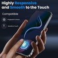 thumbnail image 3 of [2+2 Pack] DOCOCO Compatible with Google Pixel 10 Privacy Screen Protector with Camera Lens Protector, 9H Tempered Glass, HD Clear Case Friendly Anti-Scratch, 3 of 7