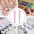 thumbnail image 4 of 30pcs Plastic Tweezers for Crafts & Women - Bulk Pack, Straight/Bent/Curved Tweezers Set for DIY Jewelry, Beads & Cake Decorating Stickers, 4 of 9