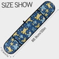 thumbnail image 3 of Dailycode Double Sided Oven Mitt with Loop Heat Resistant Kitchen Long Potholders 7" x 35" Turtle Starfish Fish Seaweed, 3 of 6
