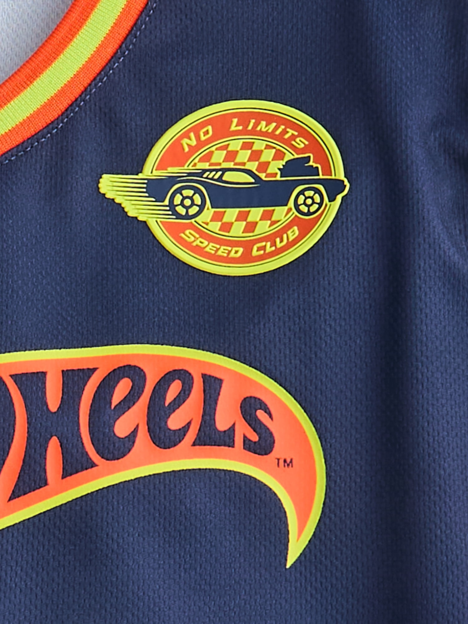 Hot Wheels Toddler Boys Graphic Hockey Jersey with Long Sleeves, Sizes 12M-5T