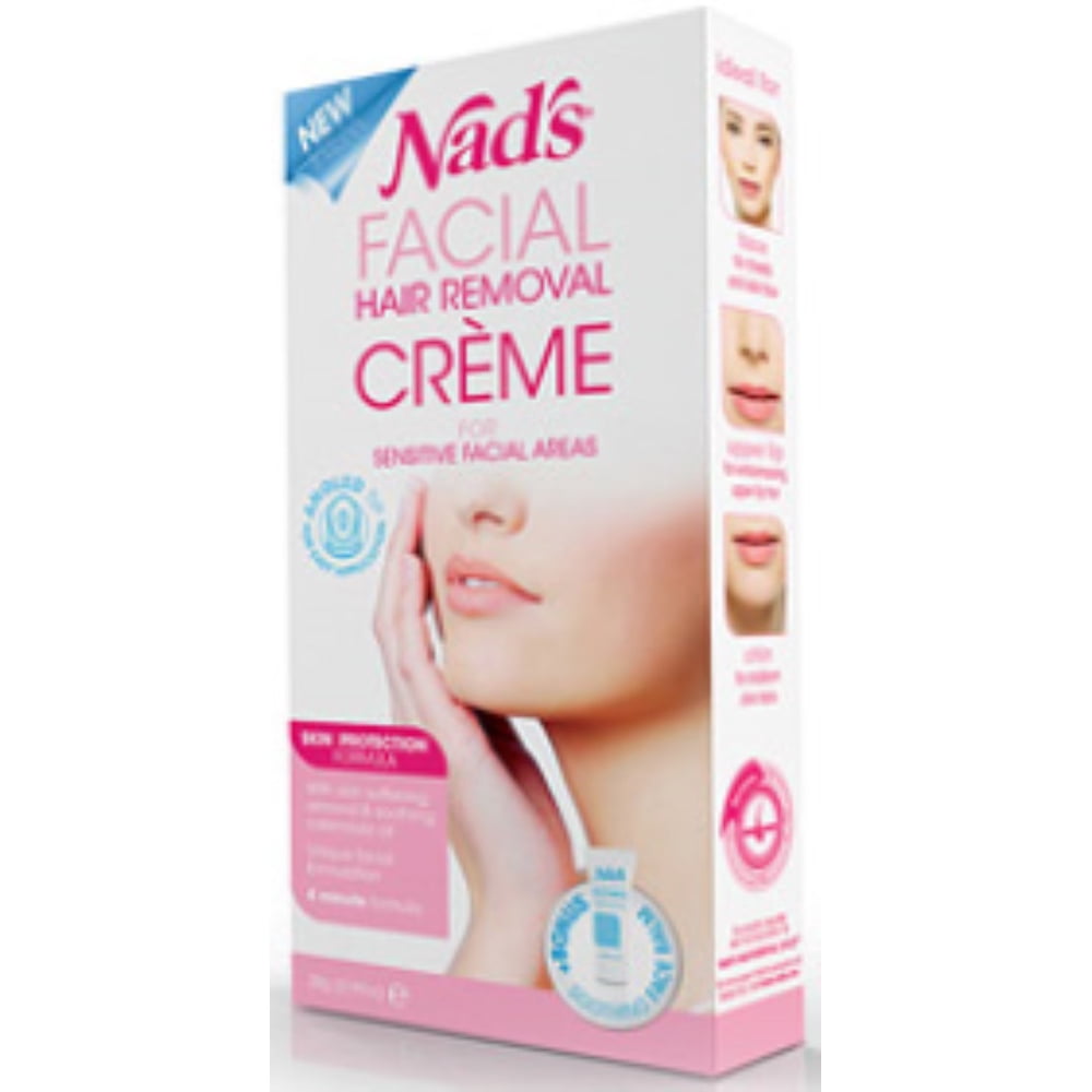 4 Pack Nad's Facial Hair Removal Creme 0.99 oz
