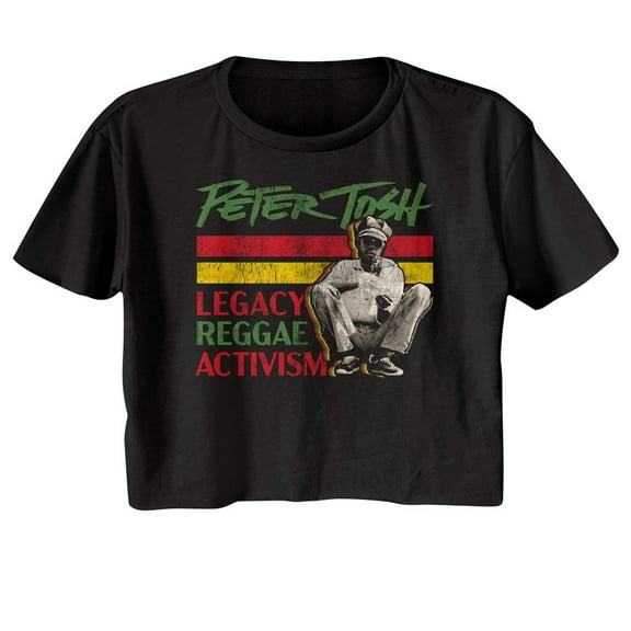 Peter Tosh Legacy Reggae Activism Black Women's Festival Cali Crop T-Shirt