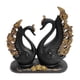 thumbnail image 3 of Swan Couple Figurines Small Swan Ornament Home Decor Elegant Swan Shape Holiday Seasons Decorative 19.00X17.00X7.50CM 1Set, 3 of 4