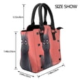 thumbnail image 4 of Zufioo Cute Black Kitten Cartoon Print Leather Rivet Shoulder Bag, Microfiber PU Leather Adjustable Shoulder Strap Handbag, Ideal Gift for Women-One Size, 4 of 6