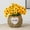 Yellow Vacemry under $5, variant on Vacemry Under $5 Flower Arrangement Basket, Artificial Floral Display for Home Table Decor, Simulation Bouquet with Decorative Vase, Centerpiece for Various Occasions