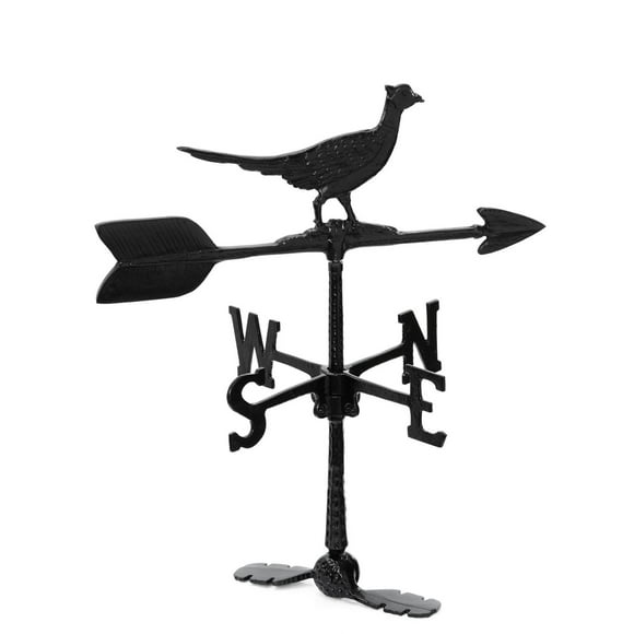 Klassen Bronze Girouette en Aluminium Faisan, Noir