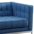 thumbnail image 3 of Fauteuil Andre LCAN1BLUE Contemporain, Tissu Bleu, 3 of 5
