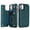 Darkgreen, variant on for iPhone 12 Mini Wallet Case with Card Holder RFID Blocking, Kickstand Card Slots Case, Dimaond Patterned Elegent PU Leather,Double Back Flip Magnetic Clasp and Durable Shockproof Cover,Purple