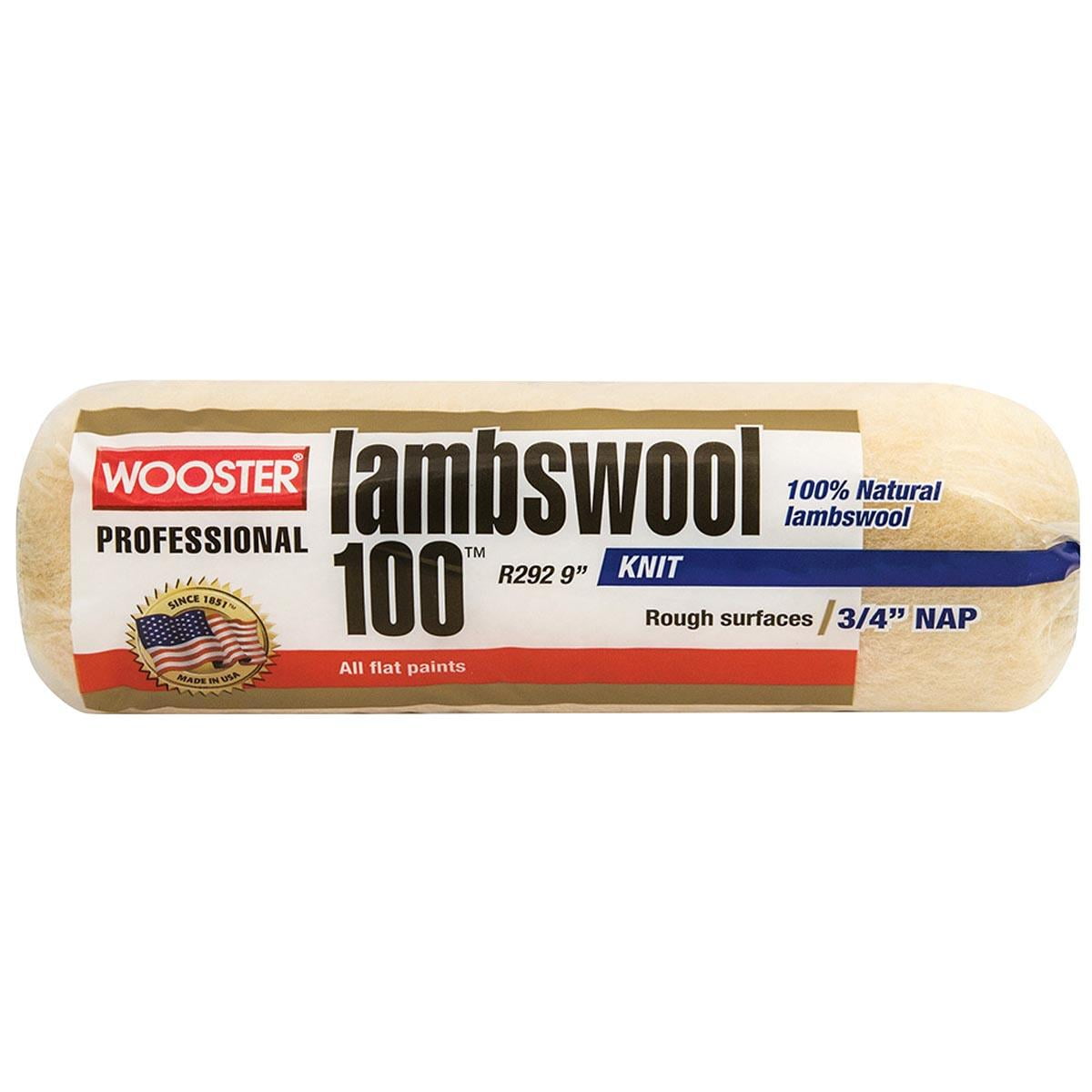9' Lambswool 100 3/4 nap roller cover
