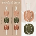thumbnail image 4 of HonorHut Hat Hanger with Tassels Boho Wall Mounted Hat Rack Organizer Decorative Hand Weaving Hat Holder for Wall Hanging Beige 4 Set, 4 of 7