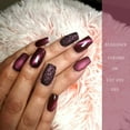 Gellen Cat Eye Gel Nail Polish Set Wine Nude Grays 6 Colors with 1pc