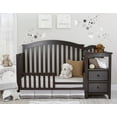 thumbnail image 4 of Sorelle Furniture Berkley 4-in-1 Convertible Crib and Changer, Espresso, 4 of 7