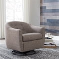 thumbnail image 2 of Ashley Tufted Polyester Glider Rocking Chair, Taupe, 2 of 6