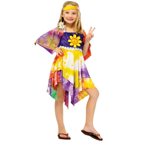 Tie Dye Hippie Child Costume