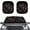 Colorful Dragonfly, variant on Uorisanigo Sun Visor for Car Cute Cat Flowers Automobile 2 Packs Car Sunshades for Side Windows Polyester Blocks Heat and Sun Interior Accessories for Vehicle, Van, Sedans