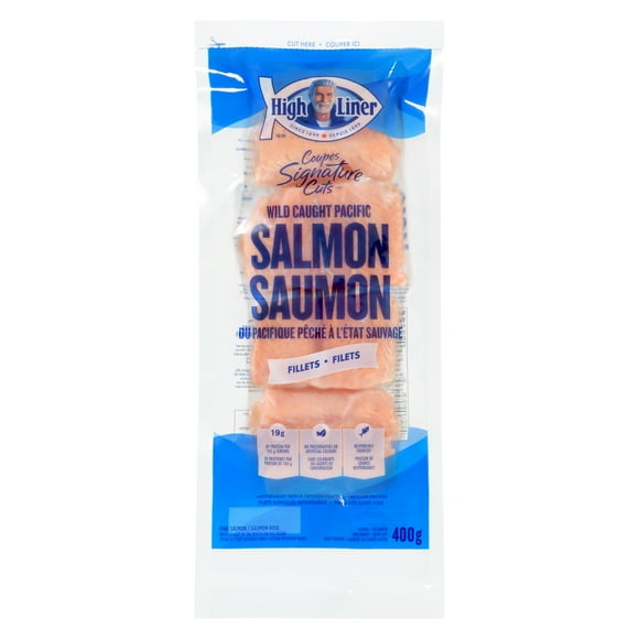 High Liner Signature Cuts Wild Caught Pacific Salmon Fillets, 400 g
