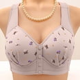 thumbnail image 4 of Lixiuxyad Full Coverage Bra For With Superior Support And Comfort All Day Wireless T Shirt Bra Seamless Underwear For Plus Bust,Bras for Women Pink 38, 4 of 4