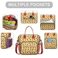 thumbnail image 2 of Watermelon Print Insulated Lunch Tote Bag - Leakproof Cooler Bag for Office, Beach & Summer Party, Multi-Pocket Waterproof Thermal Tote for Fruits & Food, 2 of 5
