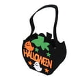 2Pack halloween treat bags serving bowls for party plastic pumpkin