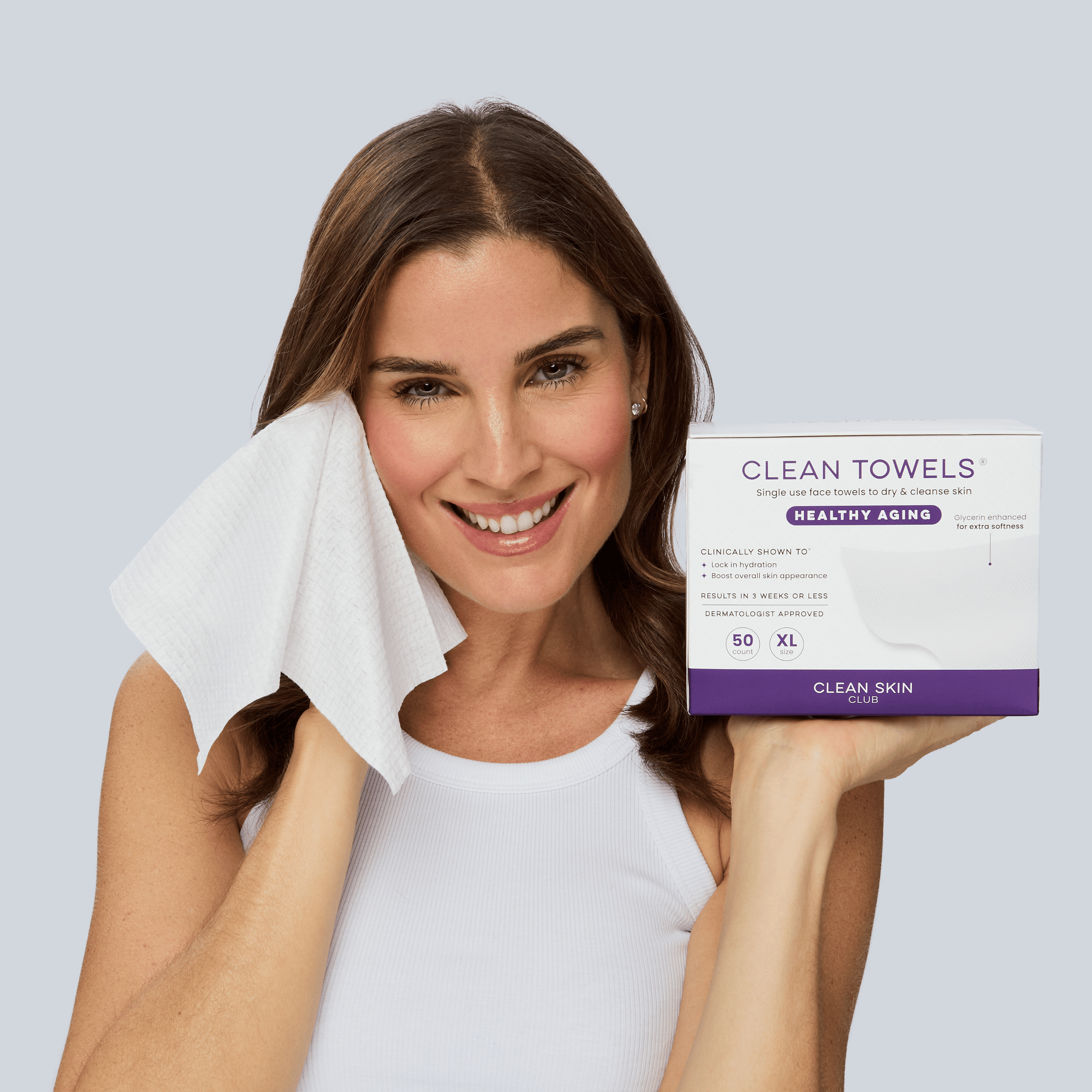 Clean Towels Healthy Aging, 50ct
