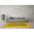thumbnail image 3 of Ahgly Company Indoor Rectangle Oriental Yellow Traditional Area Rugs, 5' x 8', 3 of 4