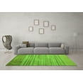 thumbnail image 3 of Ahgly Company Indoor Rectangle Abstract Green Modern Area Rugs, 2' x 4', 3 of 4