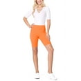 thumbnail image 4 of Women's Comfy Stretch Active Biker Shorts Pants with Elastic Waistband S to 3XL, 4 of 4