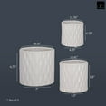 thumbnail image 5 of Ruelle Embossed Wave Round Ceramic Pot Set (Set of 3), 5 of 5