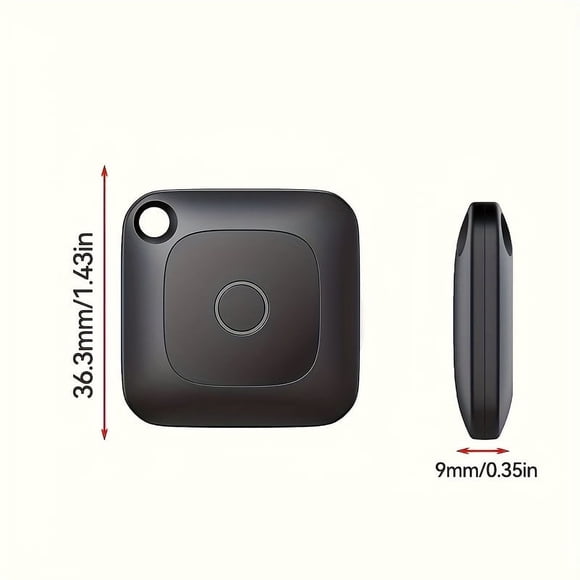 CNKOO 1/4pcs Mini Smart Tracker Key Finder with GPS Anti-Lost Alarm Sensor for IOS Find My App 1.43*0.35 inch Location Tracking for Phone Wallet Keychain Luggage Pet Dog and Cat